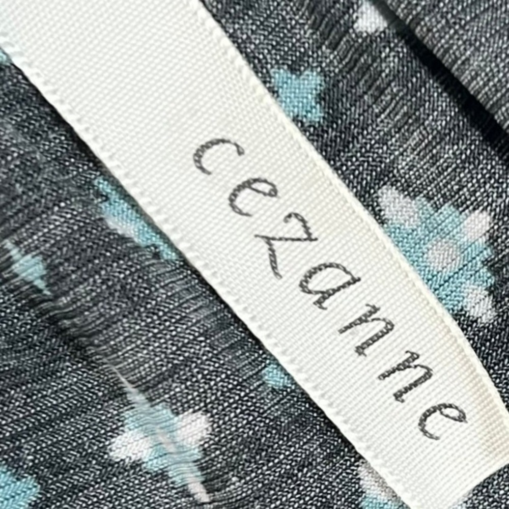 Cezanne Tunic Top Multicolor Paisley Geometric Pattern 1/2 Sleeve Medium Casual - Picture 6 of 9